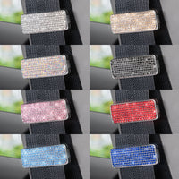 Car Seat Belt Adjuster Clip with Rhinestones, Anti-Choke Safety Belt Positioner