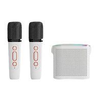 Wireless Bluetooth Speaker with Microphone, Portable Mini Desktop Speaker with Bass, Karaoke Function