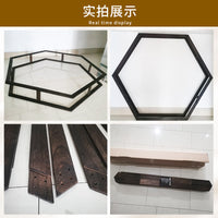 Wooden Hexagonal Wedding Arch for Garden Ceremonies and Backdrops