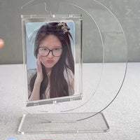 Acrylic Rotating Photo Frame Stand for 3-inch Cards
