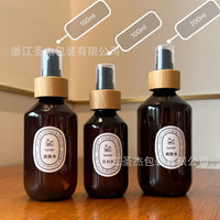 PET Slanted Shoulder Fine Mist Spray Bottle for Hydrating and Refilling, Portable Travel Size