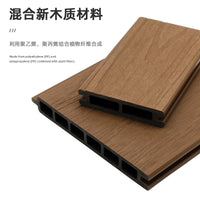 Outdoor WPC Planter Box for Garden Patio Balcony, Weather-Resistant Wood-Plastic Composite Flower Box