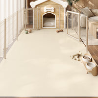 Solid Color PVC Pet Feeding Mat, Wipeable & Washable, Non-Slip & Wear-Resistant