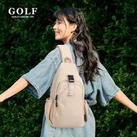 GOLF Unisex Fashion Crossbody Chest Bag for iPad Multi-compartment Outdoor Water-resistant Lightweight Phone Pouch