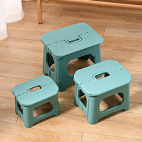 Portable Folding Stool for Outdoor Activities, Fishing, Camping, and Home Use - Lightweight Plastic Chair for Kids and Adults