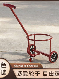 Heavy-Duty Hand Cart with Wheels for Household Waste, Water Carrying, and Outdoor Transport