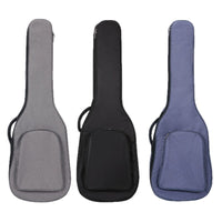 Electric Guitar Gig Bag, Padded Double Shoulder Backpack, Oxford Cloth Shockproof Instrument Case