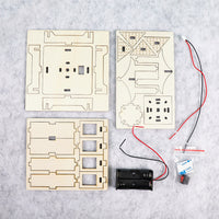 DIY Wooden Lighthouse 3D Puzzle Model Kit for Kids