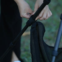 Camera Tripod Nylon Mesh Pouch Portable Storage Bag with Multiple Hook-and-Loop Fasteners