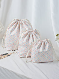Travel Drawstring Storage Bags for Underwear, Clothes, and Hair Dryers