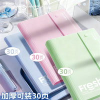 A4 Foldable Document Folder for Students, Portable Multi-Color File Organizer with Large Capacity