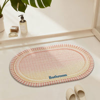 Diatomaceous Earth Bath Mat Quick Dry Absorbent Non-Slip Shower Floor Mat