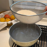 Cream Style Stainless Steel Colander Bowl Set for Kitchen, Mixing, Washing Vegetables, and Salad