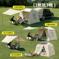Inflatable Car Tail Tent for Outdoor Camping, SUV Sedan MPV