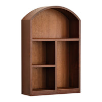 Solid Wood Desktop Organizer with Drawers for Cosmetics, Jewelry, and Collectibles