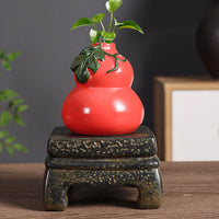 Creative Ceramic Pineapple Vase Hydroponic Plant Desktop Ornament