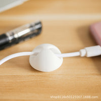 Self-Adhesive Cable Clips for Desk Organization, Wire Management Holders
