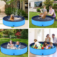 Foldable Pet Swimming Pool Portable Dog Bath Tub Outdoor Play Pool for Cats and Dogs
