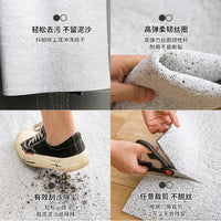 Pet Cartoon Loop Pile Doormat Cat Litter Mat Dust Removal PVC Scraper Mat Customizable