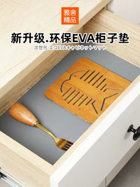 Waterproof Non-Slip Drawer Liner for Kitchen Cabinets, Wardrobes, and Refrigerators