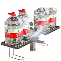 Luxury No-Drill Bathroom Faucet Storage Rack with Drainage for Vanity