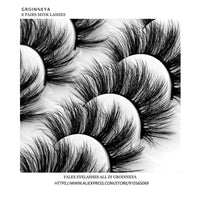 3D Eyelashes Natural Look False Eyelashes for E-Girl Makeup