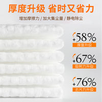 Electrostatic Dust Removal Mop Paper for Pet Hair Absorption, Hands-Free Flat Mop Refills