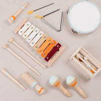 Orff Musical Instrument Set for Kids, Early Education Percussion Toy for Preschoolers