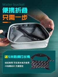 Weituosen Foldable Fishing Bucket Lure Wild Fishing Live Fish Container Portable Water Bucket Handheld Equipment