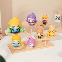 Wooden Tiered Display Stand for Jewelry, Figurines, and Collectibles