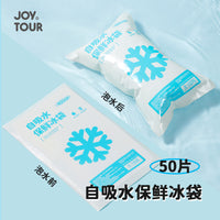 Reusable Self-Absorbing Ice Pack for Food & Beverage Cooling, Portable Cold Storage Bag for Delivery & Outdoor Use