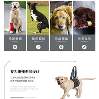 Pet Dog Rear Leg Support Harness for Injured Disabled Senior Dogs Rehabilitation Aid