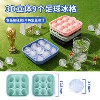 9-Cavity Silicone Ice Ball Mold for Whiskey and Cocktails