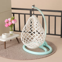 Dollhouse Miniature Hanging Basket Chair Model for DIY Sand Table Architecture