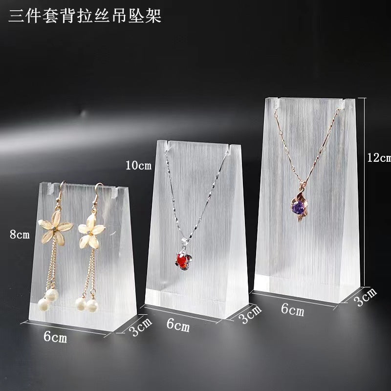 Acrylic Jewelry Display Stand for Pendants and Necklaces