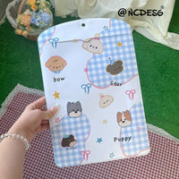 INS Dog Park PVC A4 Large Card Holder for Collectibles and Display