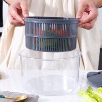 Multifunctional Vegetable Spinner and Slicer Set with Brake