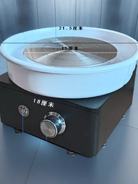 Mini Pottery Wheel Machine for Kids and Adults, Desktop Ceramic Clay Art Craft Tool for Teaching and Hobby