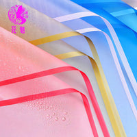 Matte Frosted Flower Wrapping Paper, Translucent Waterproof Floral Bouquet Packaging for Valentine's Day Gifts