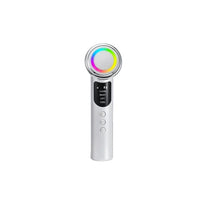 EMS Microcurrent Facial Massager with LED Light Therapy for Skin Rejuvenation and Cleansing