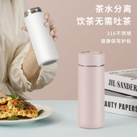 Mini 316 Stainless Steel Insulated Water Bottle for Kids and Women, Portable Small Pocket Cup