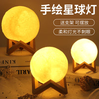 DIY Hand-Painted Moon Lamp Kit for Kids - Educational Night Light Craft Toy