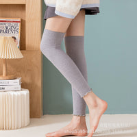 Coral Fleece Knee-High Socks for Joint Warmth and Leg Protection