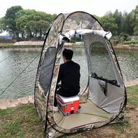 Automatic Pop-Up Fishing Tent, All-Season Windproof Waterproof Sunshade Shelter for Outdoor Camping & Ice Fishing