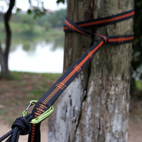 Outdoor Hammock Tree Straps with 5 Loops, Reinforced Polyester Suspension System