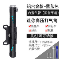 Bicycle Pump and Puncture Repair Kit, Glueless Bike Tire Repair Tool Set