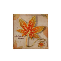 Vintage Leaf Metal Bookmark with Gift Box, Elegant Design for Students and Teachers