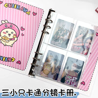 A5 3-Inch Mini Photo Card Album with Hardcover and Loose-Leaf Pages