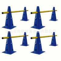 Dog Agility Training Kit Pet Obstacle Course Jump Hurdle Cones Poles Set for Canine Exercise