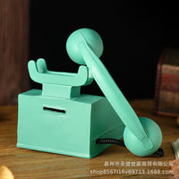 Retro American Style Telephone Model Home Decor Ornament